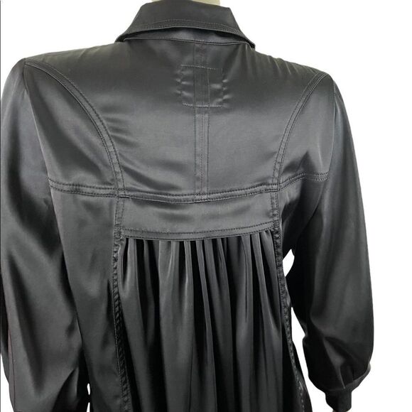Romeo & Juliet Couture Black Swing Coat Size Large - Picture 7 of 10